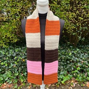 Multi Colored Crochet Scarf